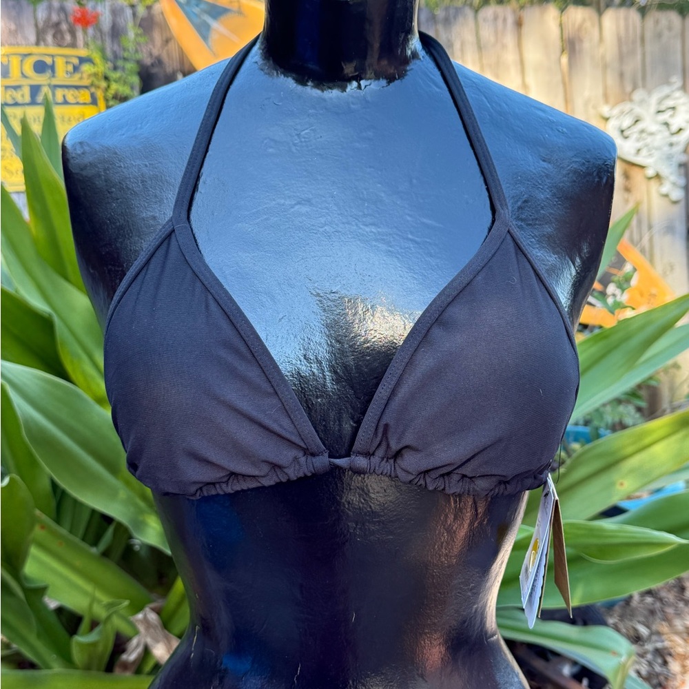 NWT VOLCOM Triangle Bikini Top Size Large - Picture 3 of 6